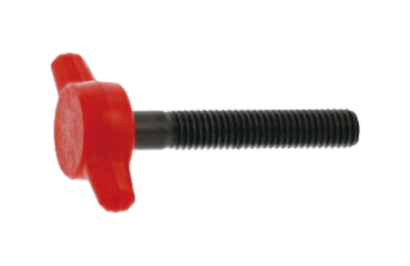 鋼 サムスクリュー(半ねじ)(赤)(T型品)